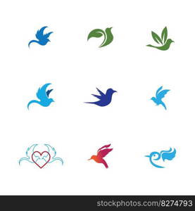 vector set of Bird logo and symbol images illustration design