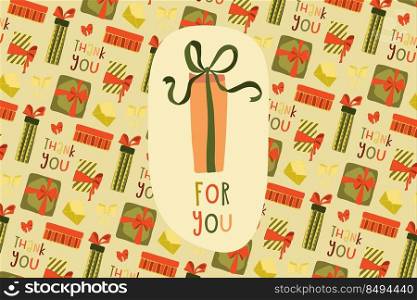 Vector set of various gift boxes. easy to edit. Flat design.