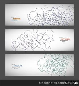 Vector set three sets of abstract contour lines.. Vector set three sets of abstract contour lines