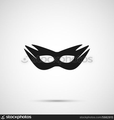 Vector sex mask isolated on white background. Vector sex mask isolated on white background.