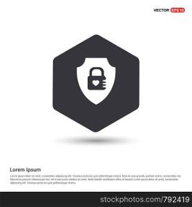 vector shield lock Icon
