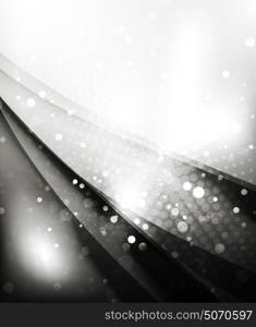 Vector shiny glittering light background. Vector shiny glittering light abstract background