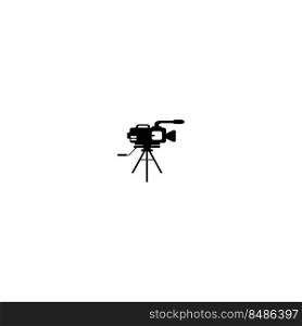 vector shooting video icon logo illustration design