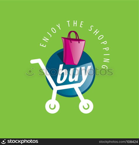 vector shopping logo. Vector logo template for shopping. Concepts and ideas