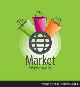 vector shopping logo. Vector logo template for shopping. Concepts and ideas