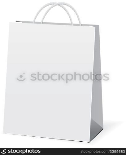Vector shopping paper bags