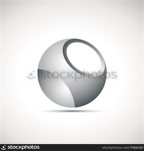 Vector sign abstract geometric form