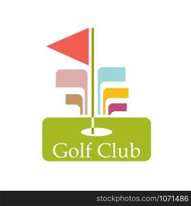 Vector sign abstract Golf Club