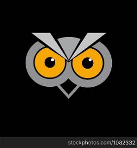 Vector sign abstract Owl