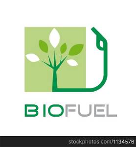 Vector sign biofuel