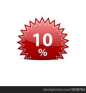 Vector sign discount 10%