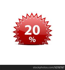 Vector sign discount 20%