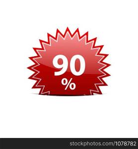 Vector sign discount 90%