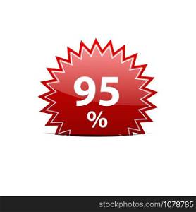 Vector sign discount 95%