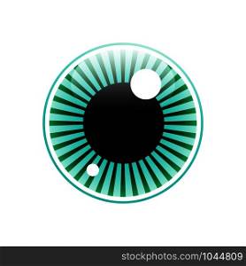 Vector sign eye, iris