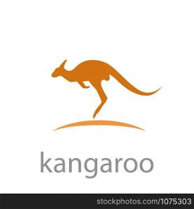 Vector sign kangaroo