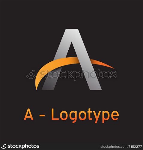 Vector sign letter A