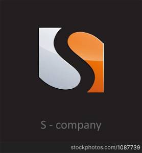 Vector sign letter S