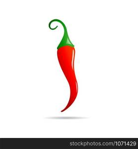 Vector sign red chili