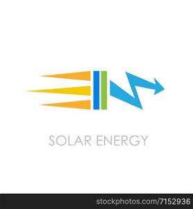 Vector sign Solar Energy