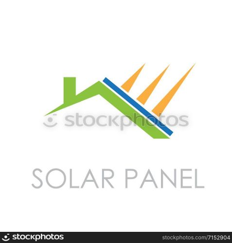 Vector sign Solar Panel