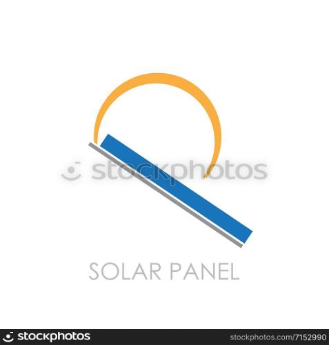 Vector sign Solar Panel