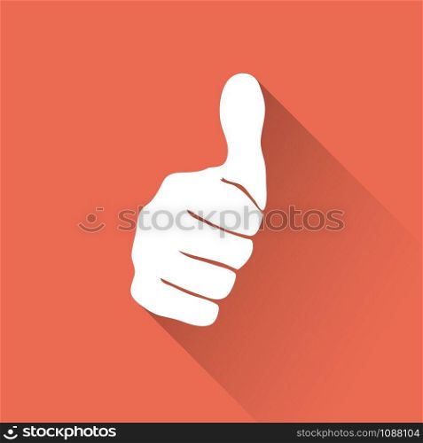 Vector sign thumb up