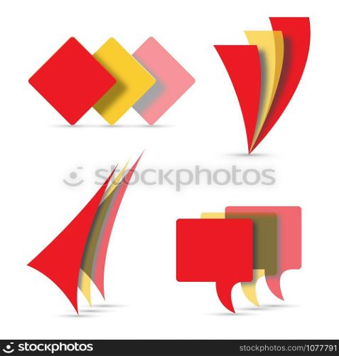 Vector signs Spanish flags