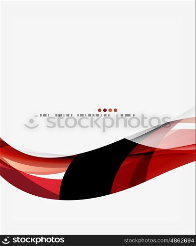 Vector silk wave background. Vector template background for workflow layout, diagram, number options or web design