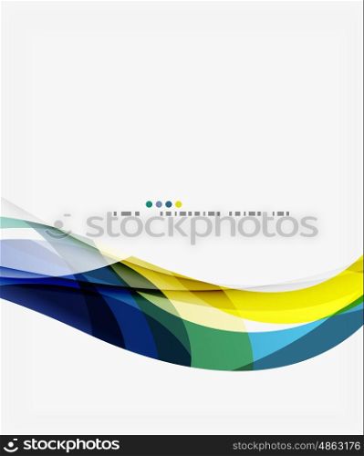 Vector silk wave background. Vector template background for workflow layout, diagram, number options or web design