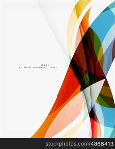 Vector silk wave background. Vector template background for workflow layout, diagram, number options or web design