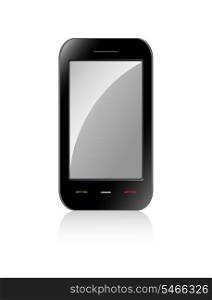 Vector smart phone isolated on a white background