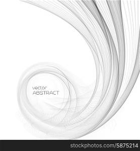 Vector smooth Transparent abstract waves For cover book, brochure, flyer, poster, magazine, website, annual report