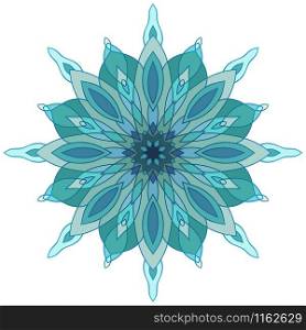 Vector snowflake mandala for your creativity