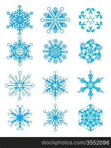 Vector snowflakes for Christmas design
