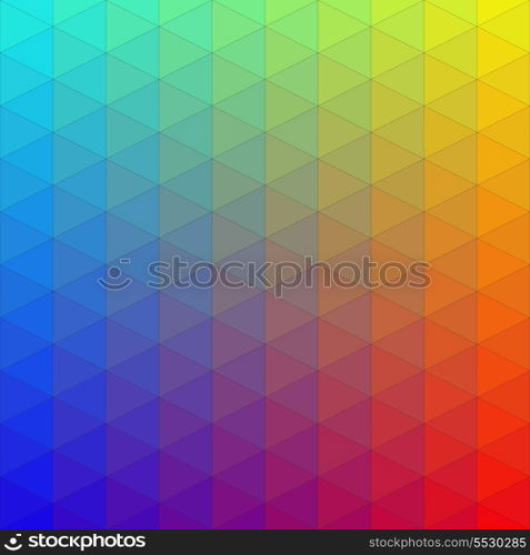 Vector Spectrum Triangle Pattern or Background