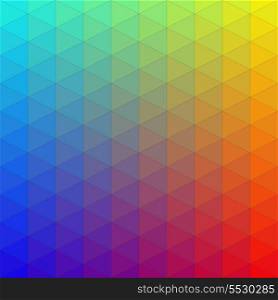 Vector Spectrum Triangle Pattern or Background