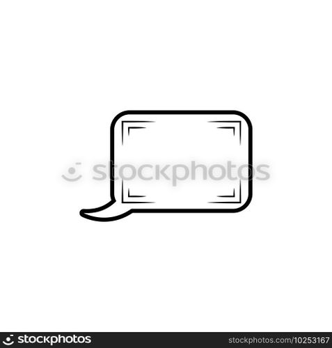 Vector speech bubbles in flat design