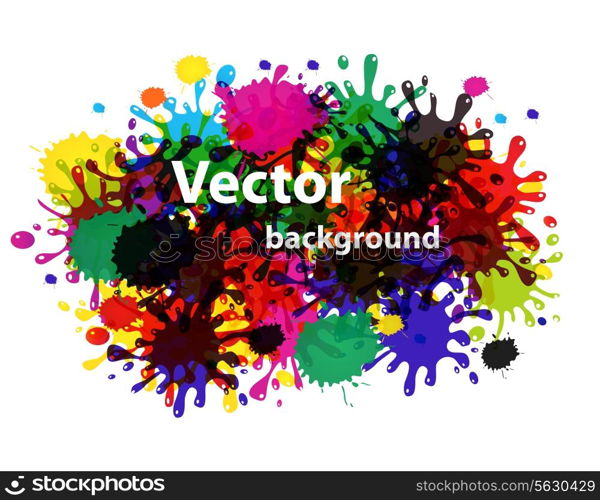 Vector splash abstract background . EPS 10.