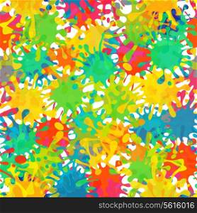 Vector Splash Abstract Seamless Pattern Background. EPS10