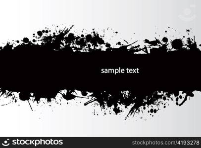 vector splash background with space for text