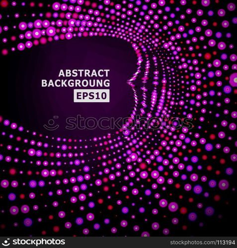 Vector Splash Of Glowing Particles. Futuristic Cyber Backdrop. Illustration.. Vector Splash Of Glowing Particles. Futuristic Cyber Backdrop. Vector Illustration.