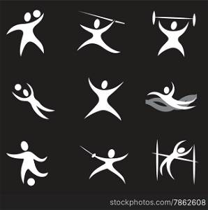 Vector sport symbols