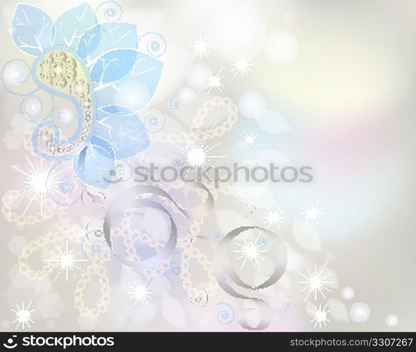 Vector spring background