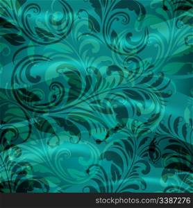 vector spring floral pattern, eps10, gradient mesh, clipping mask