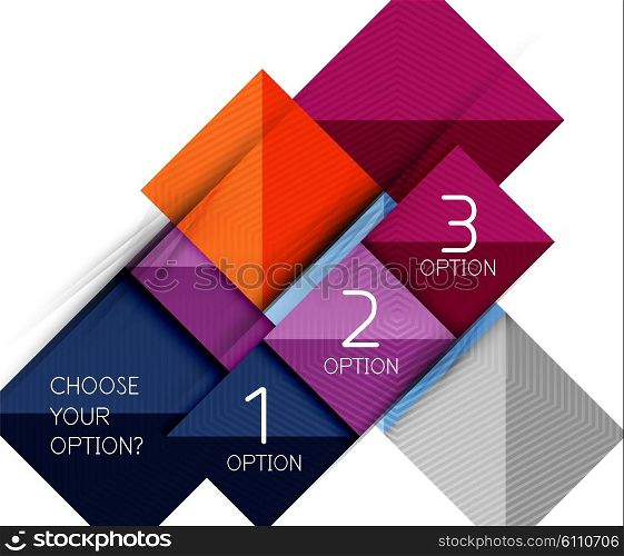Vector square abstract background. Vector square abstract background. Infographic design concept