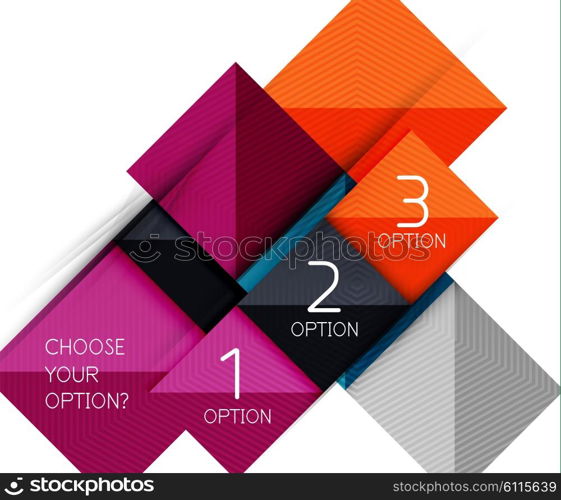 Vector square abstract background. Vector square abstract background. Infographic design concept