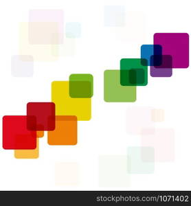 Vector square background