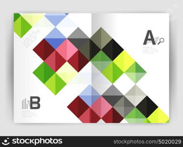 Vector square minimalistic abstract background, print template business brochure a4. Vector square minimalistic abstract background, print template business brochure a4. Vector template background for print workflow layout, diagram, number options or web design banner