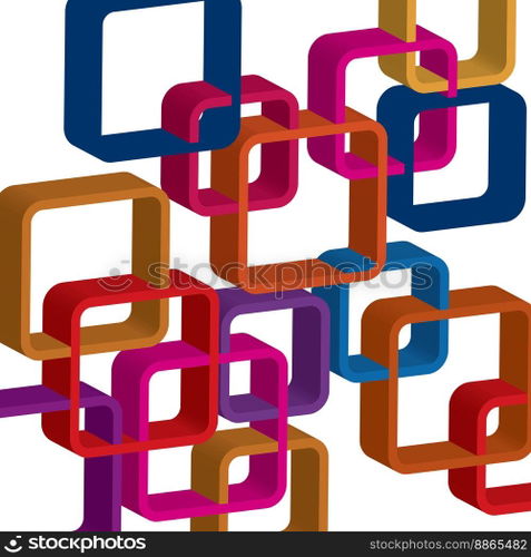 vector square pattern background illustration design